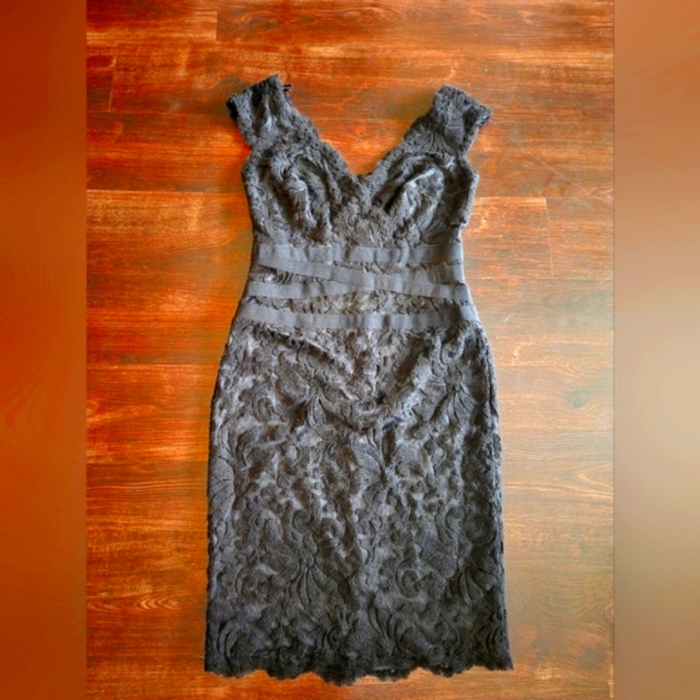 Tadashi Shoji Black Lace Dress